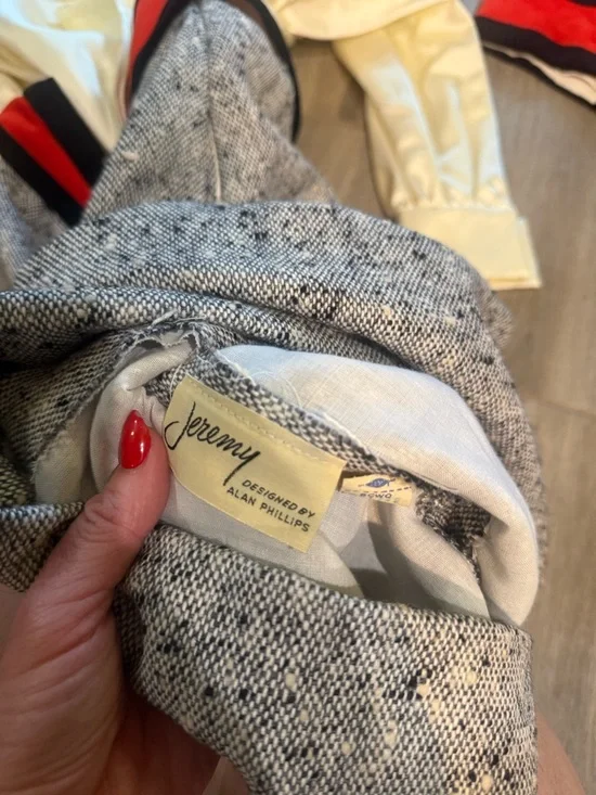 Vintage 1960s Jeremy Alan Phillips Dress, belt, vest Set, Chanel style - Picture 15 of 16